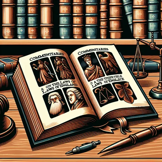 Cover artwork for Commentaries on the Laws of England